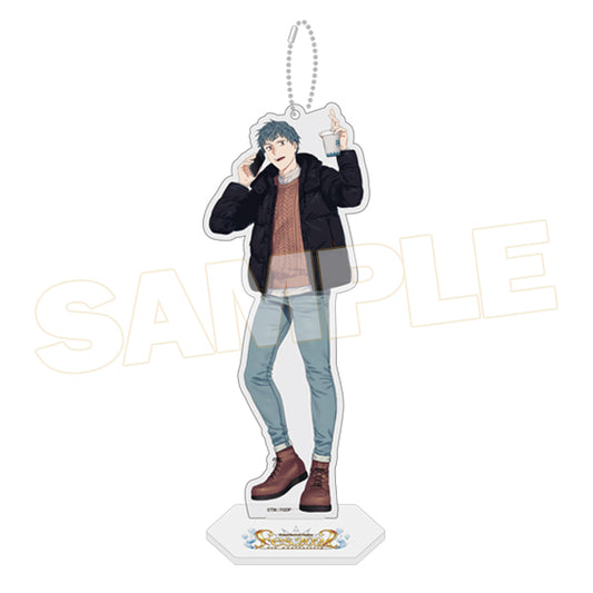 Fate/Grand Order Fes 2022 Saitou Hajime Character Ball-Chain Key Chain Acrylic Stand