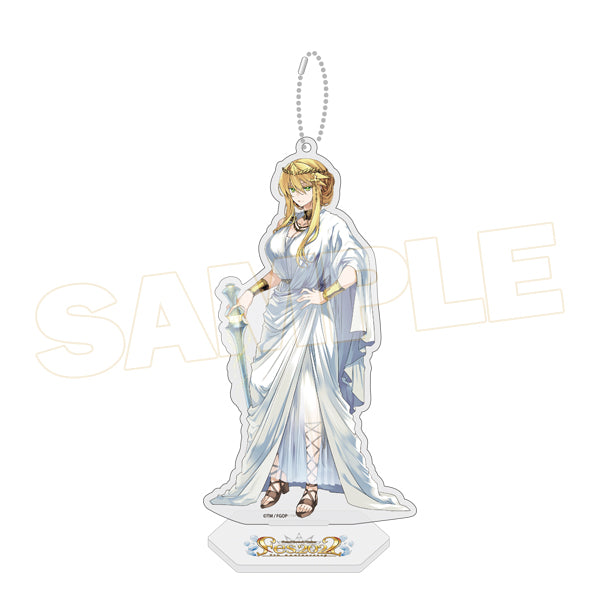 Fate/Grand Order Fes 2022 Altria Pendragon / Ruler Character Ball-Chain Key Chain Acrylic Stand