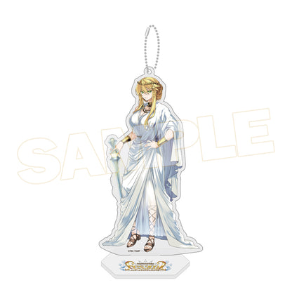Fate/Grand Order Fes 2022 Altria Pendragon / Ruler Character Ball-Chain Key Chain Acrylic Stand