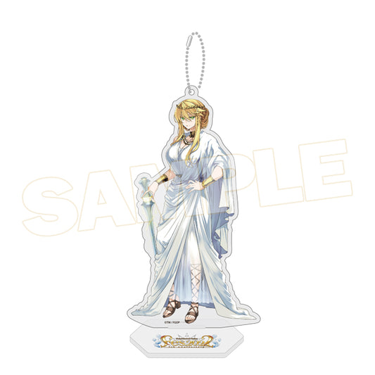 Fate/Grand Order Fes 2022 Altria Pendragon / Ruler Character Ball-Chain Key Chain Acrylic Stand
