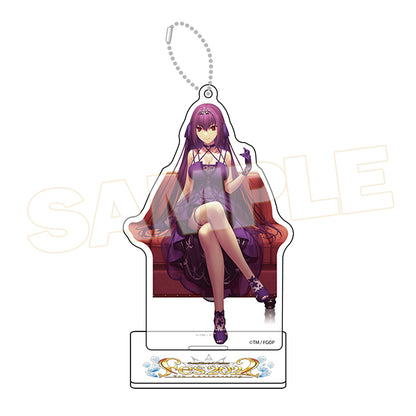 Fate/Grand Order Fes 2022 Scathach-Skadi Character Ball-Chain Key Chain Acrylic Stand