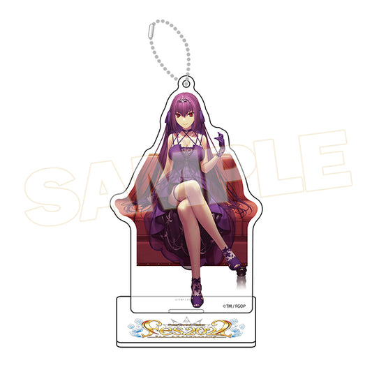 Fate/Grand Order Fes 2022 Scathach-Skadi Character Ball-Chain Key Chain Acrylic Stand