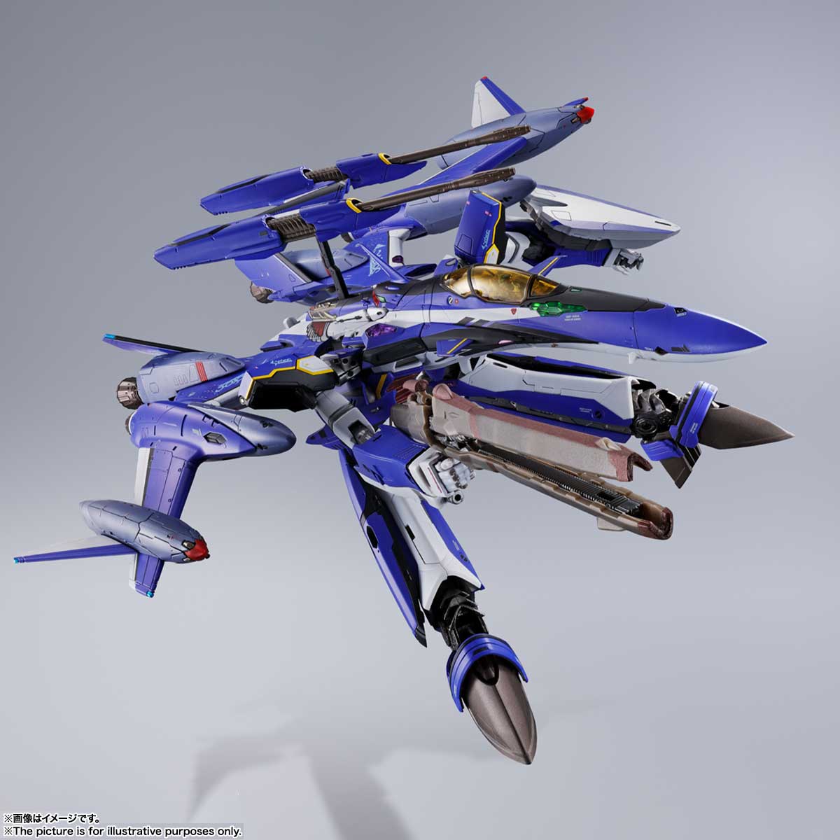 Macross Delta The Movie: Absolute Live YF-29 Durandal Valkirie Maximilian Jenius Bandai Spirits DX Chogokin Figure Full Set Pack