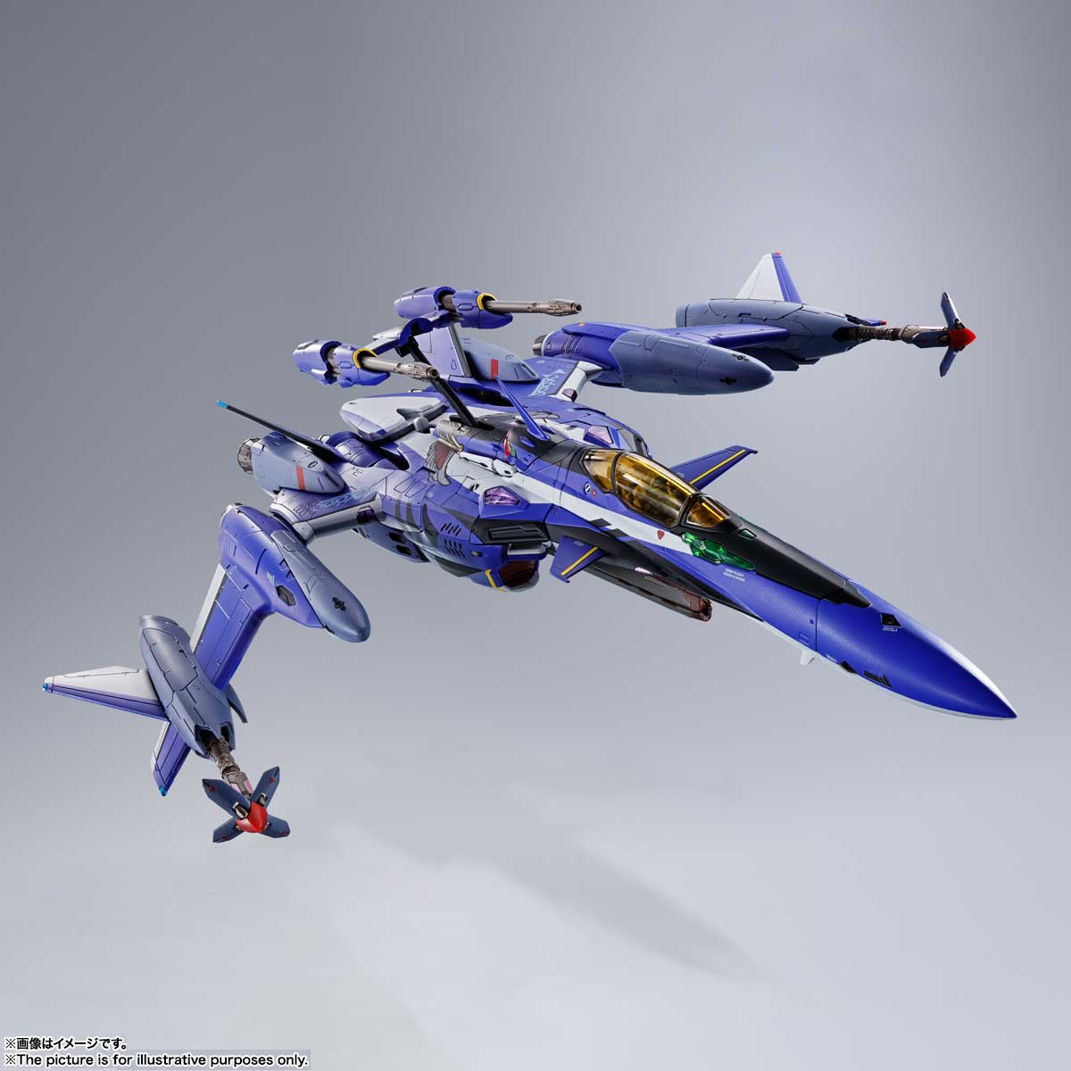 Macross Delta The Movie: Absolute Live YF-29 Durandal Valkirie Maximilian Jenius Bandai Spirits DX Chogokin Figure Full Set Pack