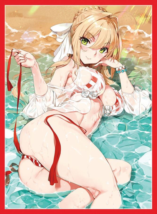 C96 Fate Grand Order Nero Caster Swimsuit Beach Ver. Circle Midnight Blue Doujin Character Sleeves