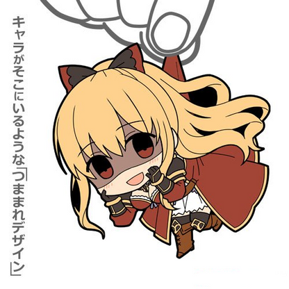 Granblue Fantasy Vira Cospa Tsumamare Pinch Rubber Key Chain