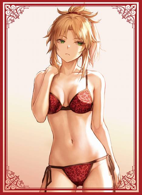 C96 Fate Grand Order Mordred Lingerie Ver. by Mashu Circle Sunpan Doujin Character Sleeves