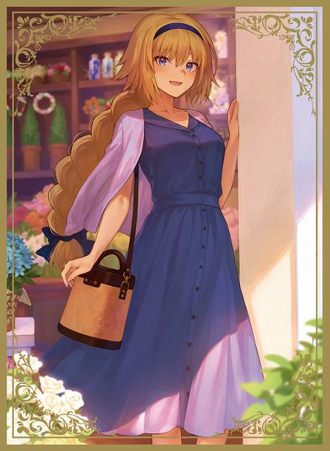 C96 Fate Grand Order Jeanne d'Arc Ruler Casual Ver. by Mashu Circle Sunpan Doujin Character Sleeves