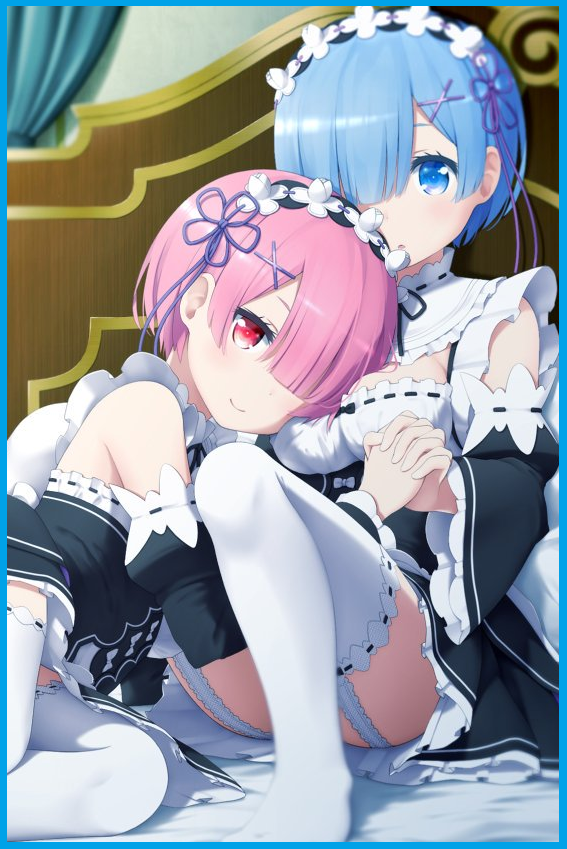 C96 Re:Zero Rem & Ram Circle Fresia Character Doujin Sleeves