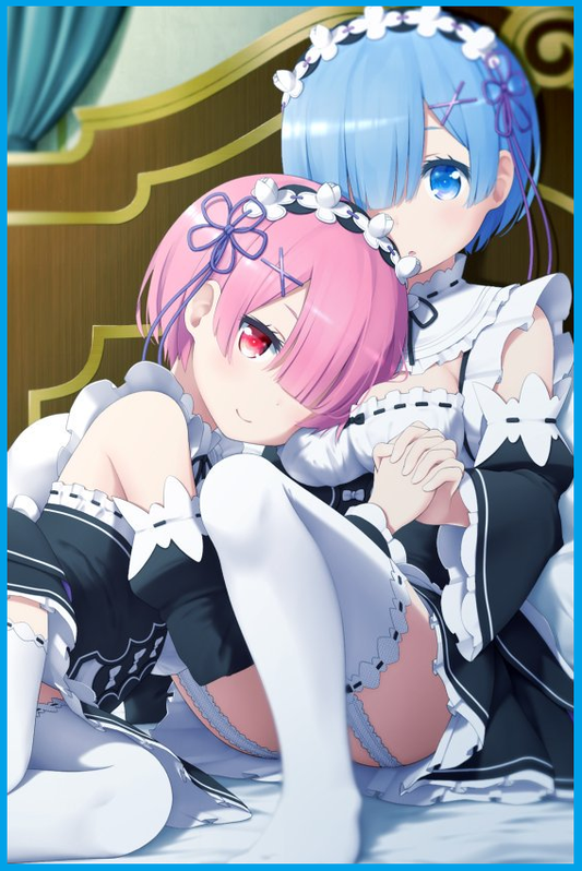 C96 Re:Zero Rem & Ram Circle Fresia Character Doujin Sleeves