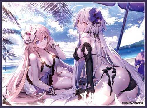 C96 Fate Grand Order Jeanne d'Arc & Alter Swimsuit Ver. Circle Frontier Game Doujin Character Sleeves
